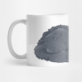 Black Long Hair Cat Mug